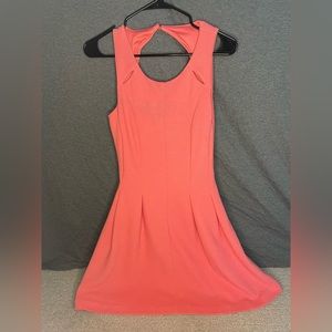 Basic coral dress